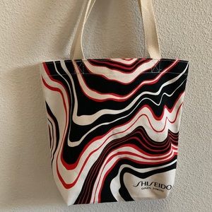 Shiseido Suminagashi Marble Canvas  Tote Bag